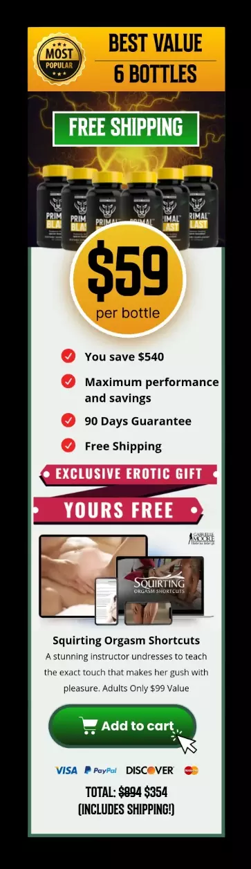 Primal Blast™ 6 bottles pricing